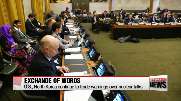 U.S., North Korea trade warnings on nuclear talks