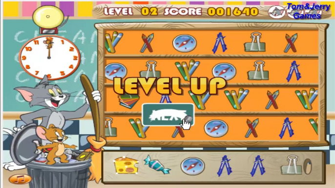 Tom and Jerry Classroom Clean Up - Tom and Jerry Games - Fun Games for Kids