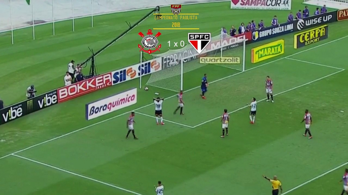 Corinthians 2 x 1 São Paulo Melhores Momentos e Gols - Paulistão 2018