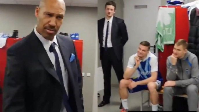 "Let's Whoop Dat Ass!" LaVar Ball Gives Lithuanian Team the Most RIDICULOUS Pre-Game Speech