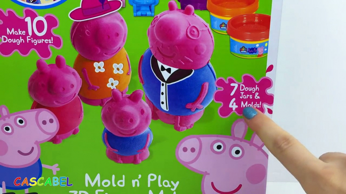 PEPPA PIG JUEGO DE PLASTILINA CRAZART SOFTEE DOUGH MOLD NPLAY 3D FIGURE MAKER CON MOLDES DIVERTIDO