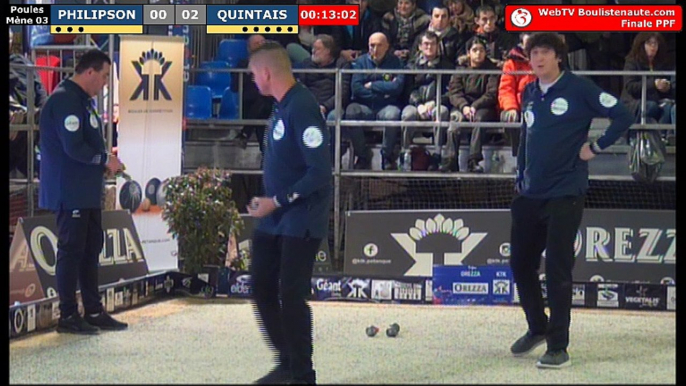 Finale Circuit PPF Pétanque 2017/2018 : Quart gagnant/gagnant Rousseau vs Quintais