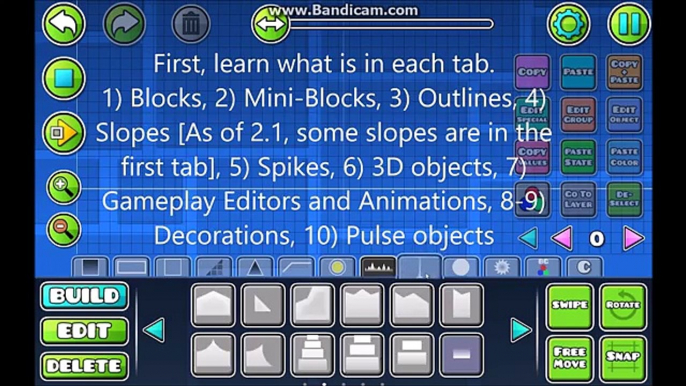 Geometry Dash 2.1 Almost Full Level Editor Tutorial