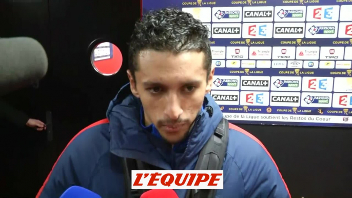 Foot - Coupe de la Ligue : Marquinhos «Il y a eu beaucoup d'engagement»