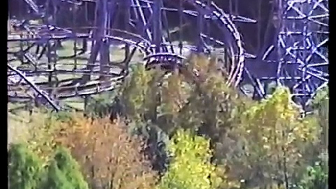 Kings Island footage from October 1997 - various rides (including some now-defunct rides!)