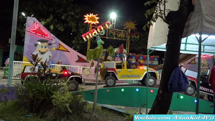 Kiddie Bumper Cars Playtime, Kiddie Truck Ride and a Roller Coaster Ride! AsianKids TV31