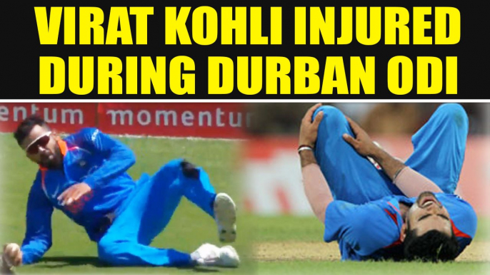 India vs South Africa 1st ODI : Virat Kohli gets severely injured , goes off field | Oneindia News