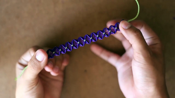 pulseras de hilo fáciles y rápidas | tutoríal macrame