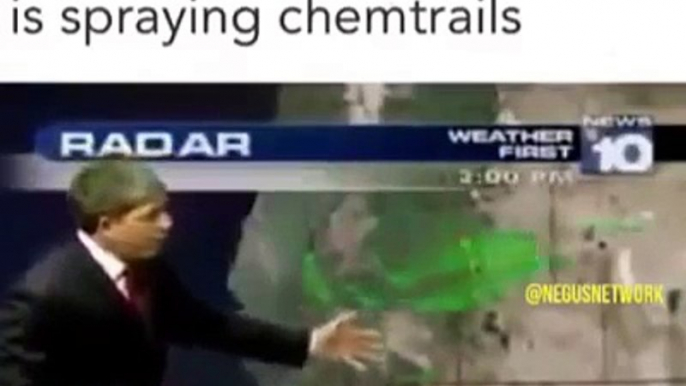 Weather man ADMITS MILITARY is SPRAYING CHEMTRAILS LIVE on AIR!