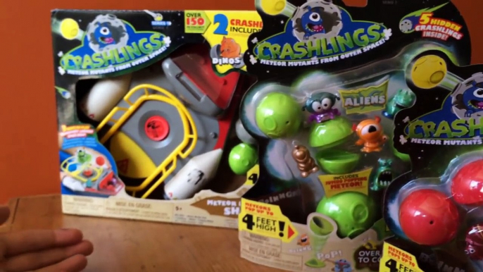 Crashlings, brand new meteor packs by Wicked Cool Toys, unboxing 25 Crashlings