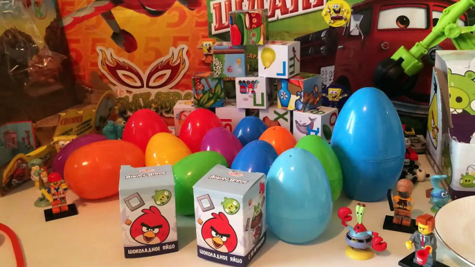 Surprise Eggs ANGRY BIRDS Яйца С Сюрпризом EPIC SURPRISE EGG! как Kinder Surprise Egg ,Chupa Chups!