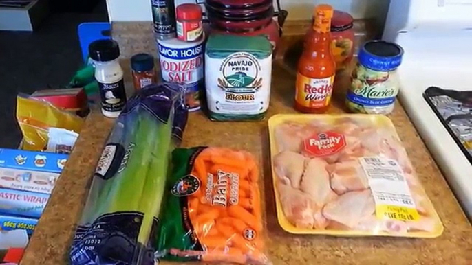 How to make Deep Fried Buffalo Chicken Wings RECIPE - Franks Red Hot Sauce