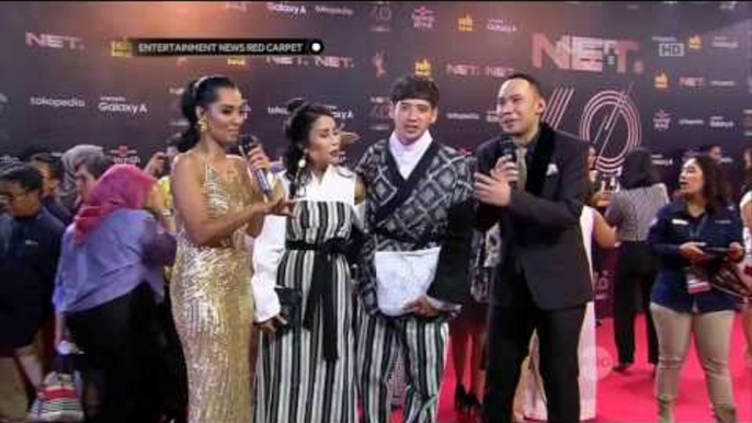 Tarra Budiman dan Gya Sadiqah Red Carpet NET 4.0