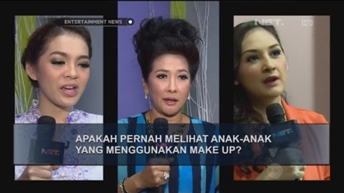 Voxpop selebriti tentang anak yang menggunakan Make Up