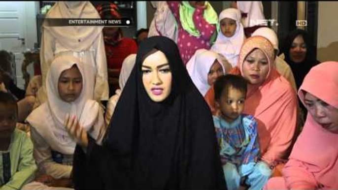 Julia Perez Gelar Acara Pengajian Isra Miraj Bersama Anak Yatim