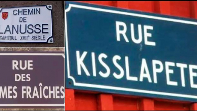 Ce n'est pas une blague, mais cela existe pour de vrai, une liste de 20 noms de rues les plus insolites en France.