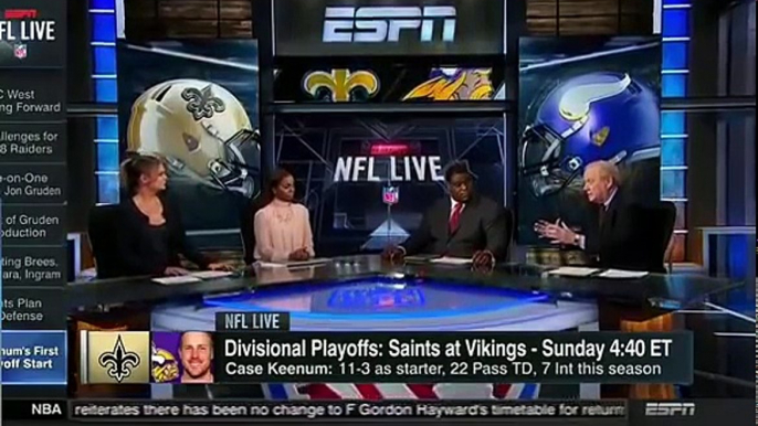 NFL Live Today | Saints vs Vikings: Divisional Playoffs