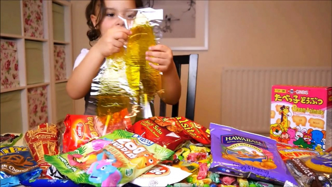 MunchPak Candy Tasting Challenge for Kids: skittles, gummy, chocolate, crisps, chips, sweets