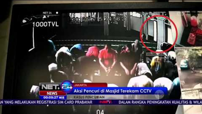 Aksi Pencuri Masjid Terekam Kamera Pengawas CCTV - NET 24