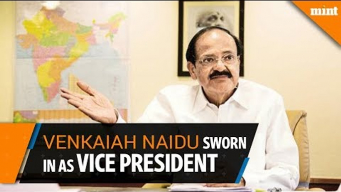 Venkaiah Naidu sworn in as 15th Vice President of India