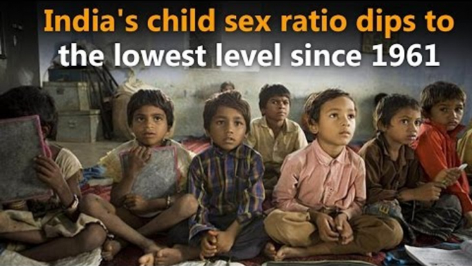 India's child sex ratio dips to the lowest level since 1961