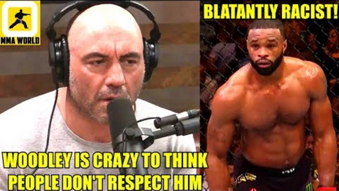 I'm not Respected by the people for being a champion,Joe Rogan calls Woodley Crazy,DC vs Volkan