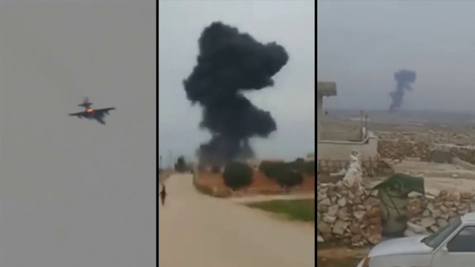 Le front al-Nosra détruit un avion russe en vol