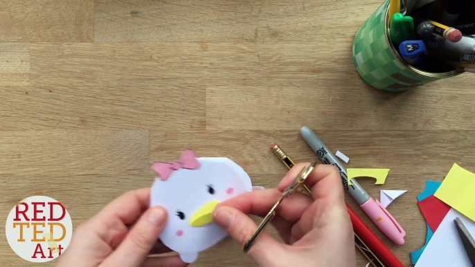 Tsum Tsum Bookmark DIY - Donald Duck - Cute & Easy Paper Crafts