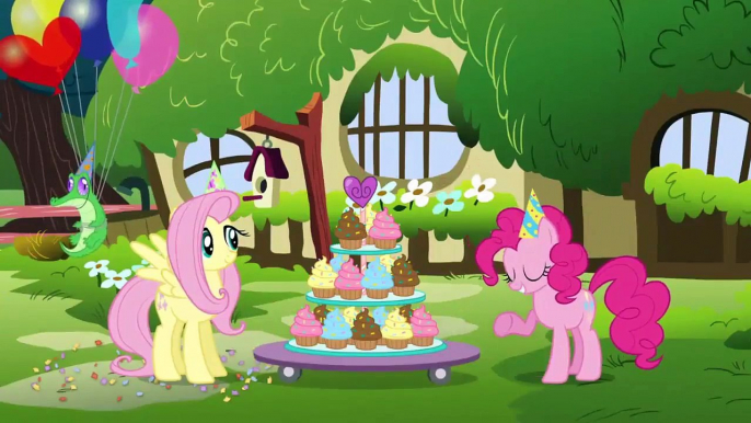 Pinkie Pie y Fluttershy Cantan “¡Feliz Cumple A Tí” | MLP: FiM [Español Latino]