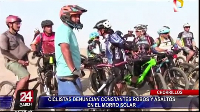 Chorrillos: ciclistas denuncian constantes robos en el Morro Solar