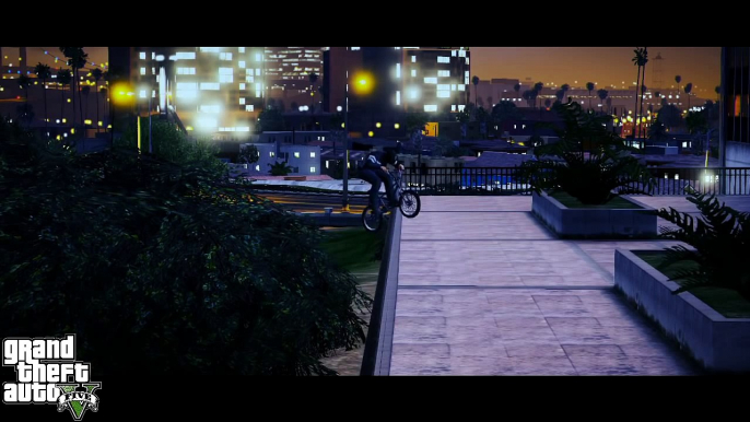 GTA 5 Epic BMX stunts montage (Grinds, Flip, Spin, Roll Tricks) / GTA V Online オンライン スタント