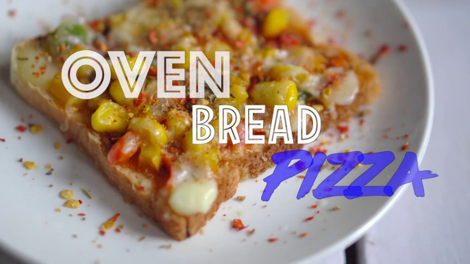Cheesy and Crunchy oven bread pizza | oven bread recipe | oven bread pizza | tasty foods | 4k