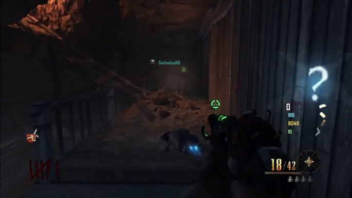 BO2 Buried Zombies Glitches - Freeze & Zombies Below Map on Buried