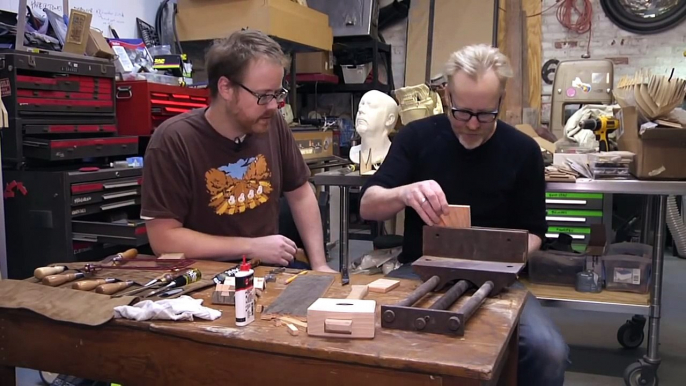 Learning How To Make Dovetail Joints with Adam Savage