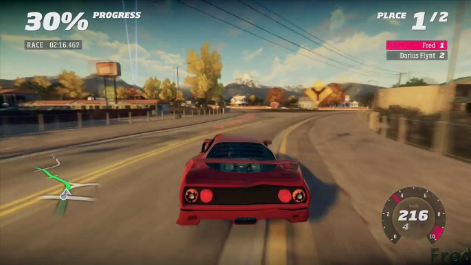 Forza Horizon - Gameplay With Ferrari F40 vs Ferrari 599XX - Part 6