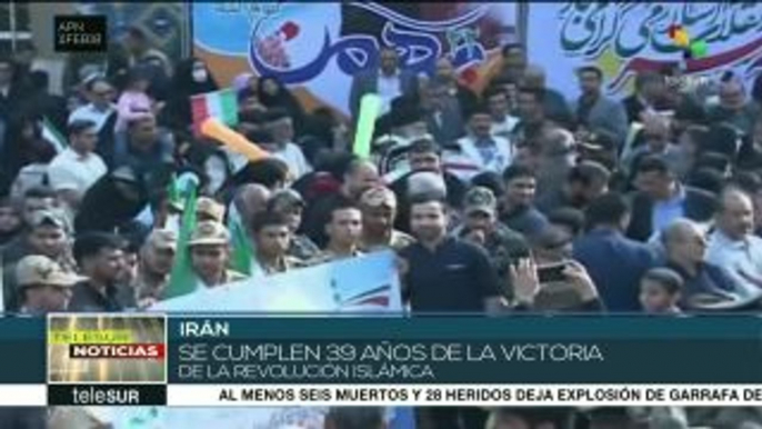 Conmemoran 39 años de la victoria de la Revolución Islámica en Irán