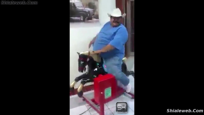 GORDITO COMICO MONTANDO CABALLO Para Recordar El Rancho