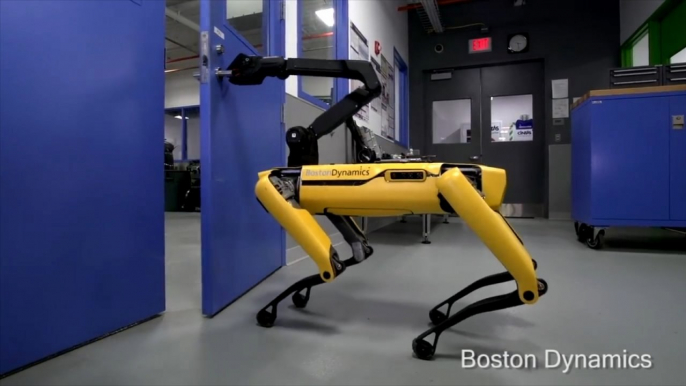 Watch Boston Dynamics' new robot dog open doors