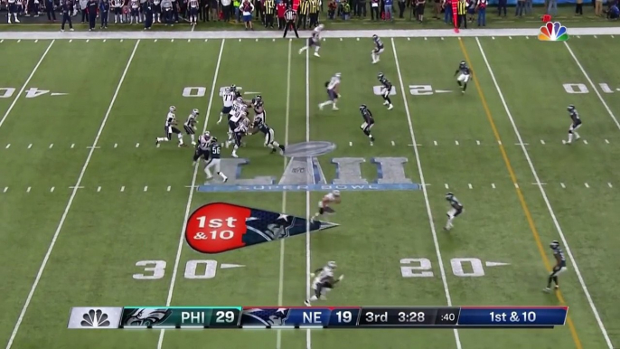 Super bowl - Tom Brady Fires a TD to Chris Hogan to Cut Philly's Lead!  Eagles vs. Patriots  Super Bowl LII