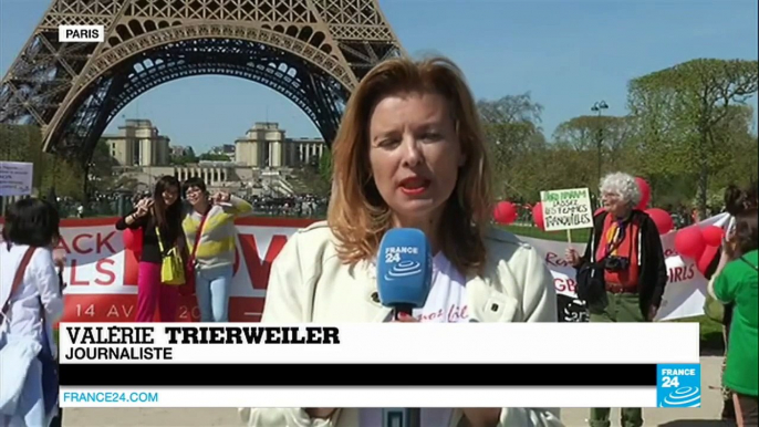 #BringBackOurGirls : Valérie Trierweiler appelle la communauté internationale à "ne pas oublier"