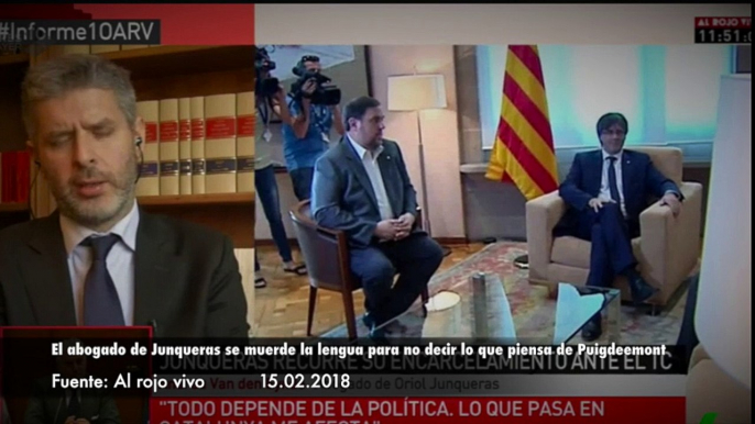 El abogado de Junqueras se tiene que morder la lengua para no decir lo que realmente piensa de Puigdemont