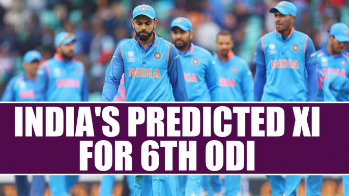 India vs South Africa 6th ODI: India's Predicted XI, Virat Kohli expected to make changes | Oneindia