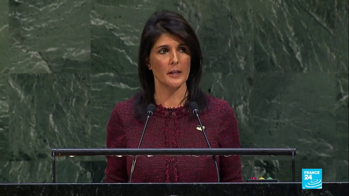 Nikki Haley: "This vote will make a difference on how Americans look at the UN"