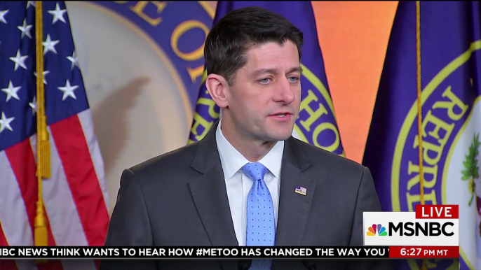 MSNBC's Chris Hayes rolls supercut of Paul Ryan warning against 'knee-jerk' gun control after mass shootings