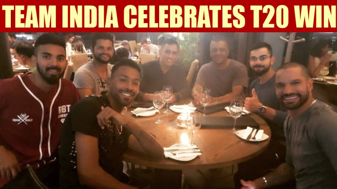 India vs South Africa 1st T20I : Virat Kohli & Co enjoy dinner after winning | Oneindia News