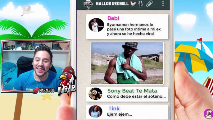 Así sería el grupo "REDBULL" en WhatsApp | Batalla de Gallos | MARALB REACT