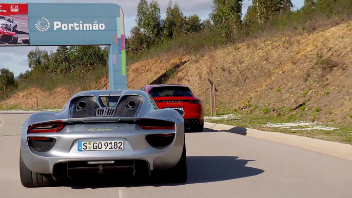 Porsche 918 Spyder & Panamera Turbo S E-Hybrid Sport Turismo in Carmine Red Hybrid Trackdays