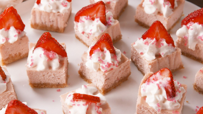 We Can't Stop Eating Moscato Cheesecake Bites