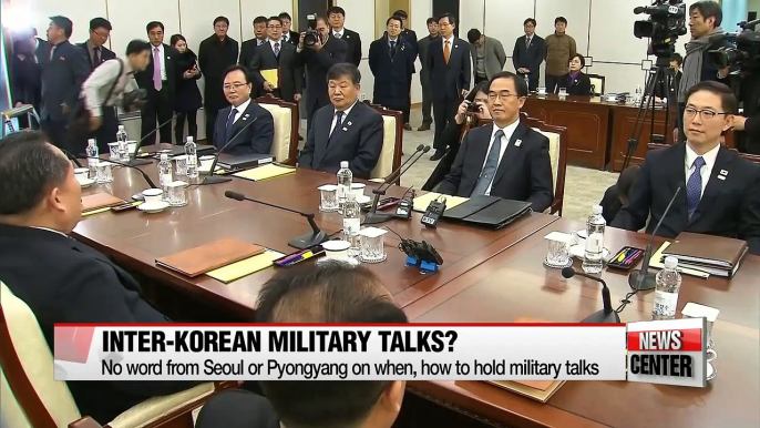 Both Koreas silent on when and how to hold inter-Korean military talks