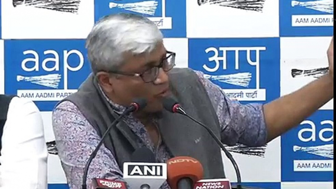 AAP's Ashutosh identifies five staff members of the Delhi Govt-  said to be of thelevel of undersecretary mob that targeted minister Imran Hussaain on 20th afternoon in the secretariat.